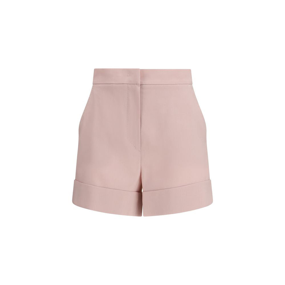 Max Mara Multicolor Fleece Wool Bermuda Shorts - Luxe Nova