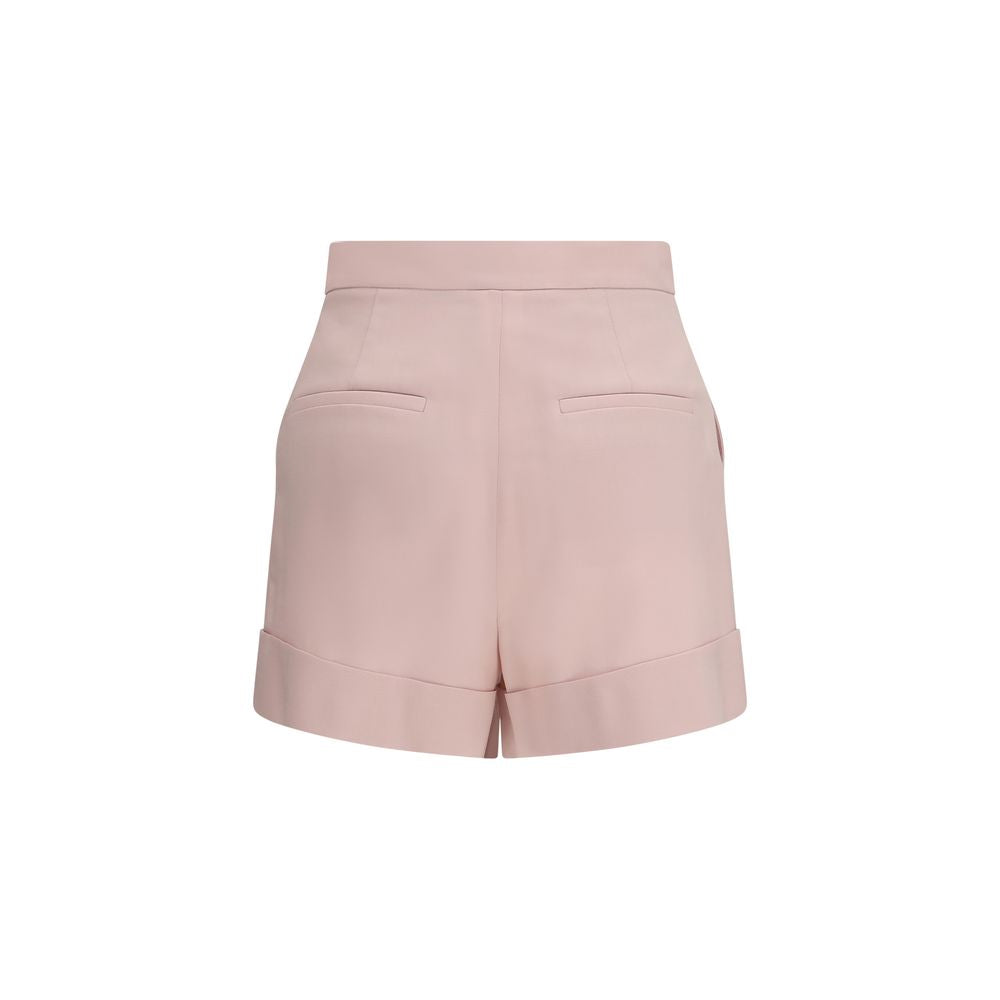 Max Mara Multicolor Fleece Wool Bermuda Shorts - Luxe Nova