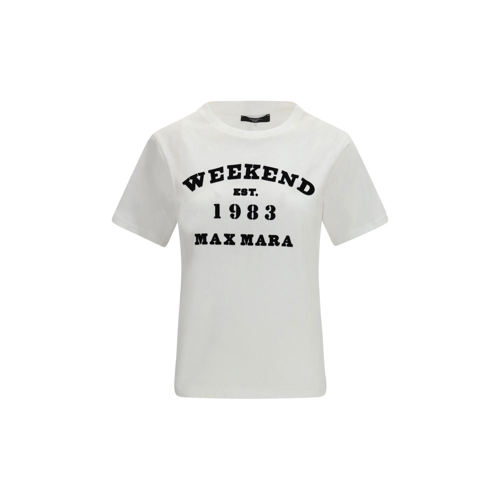 Max Mara White Cotton T-Shirt - Luxe Nova