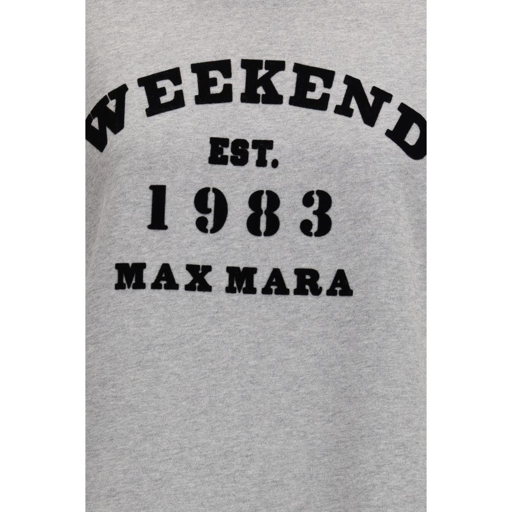 Max Mara Gray Cotton Sweatshirt - Luxe Nova