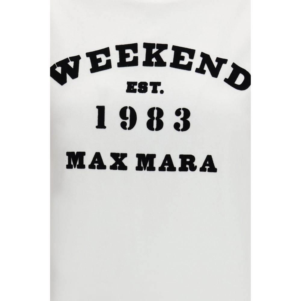 Max Mara White Cotton T-Shirt - Luxe Nova