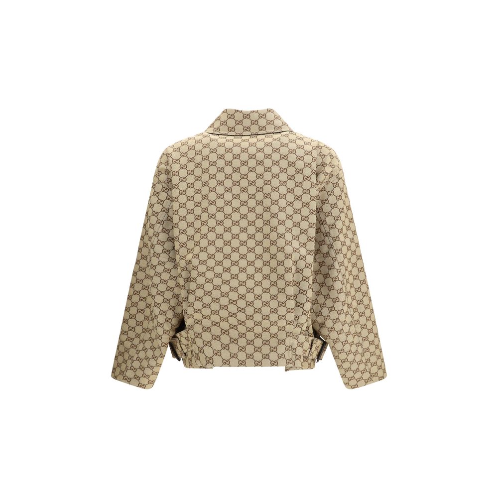 Gucci Beige Cotton Bomber - Luxe Nova