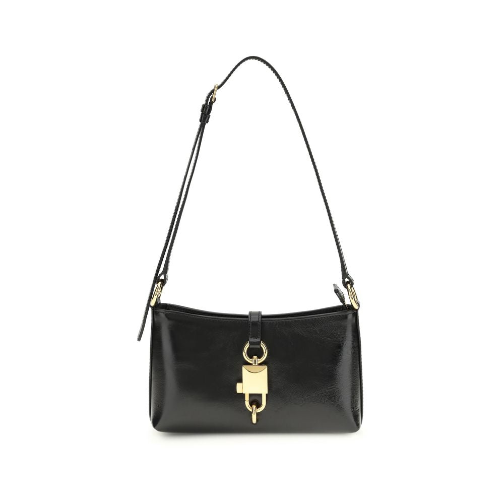 Dolce & Gabbana Black Calf Leather Bos Taurus Shoulder Bag - Luxe Nova
