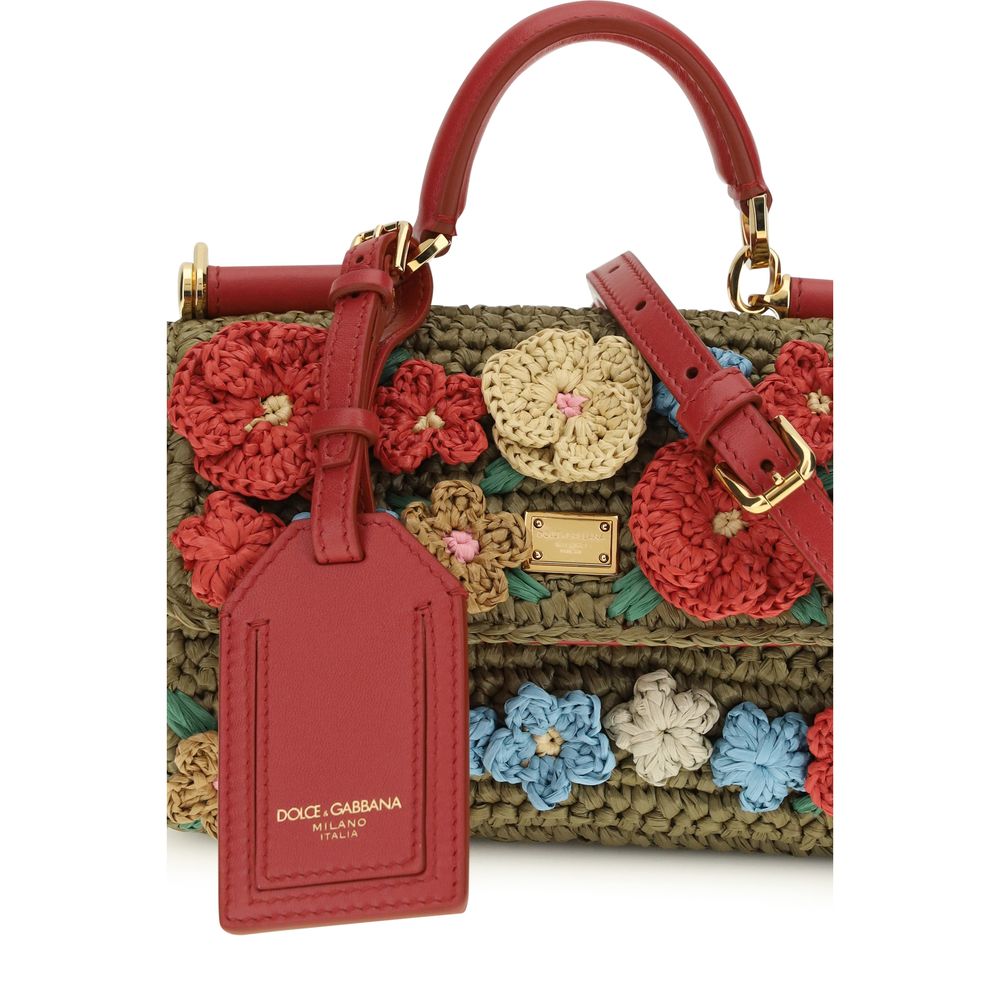 Dolce & Gabbana Multicolor Viscose Shoulder Bag - Luxe Nova