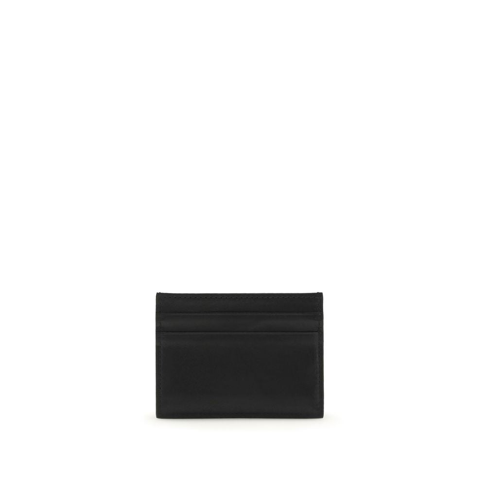 Dolce & Gabbana Black Calf Leather Bos Taurus Wallet - Luxe Nova