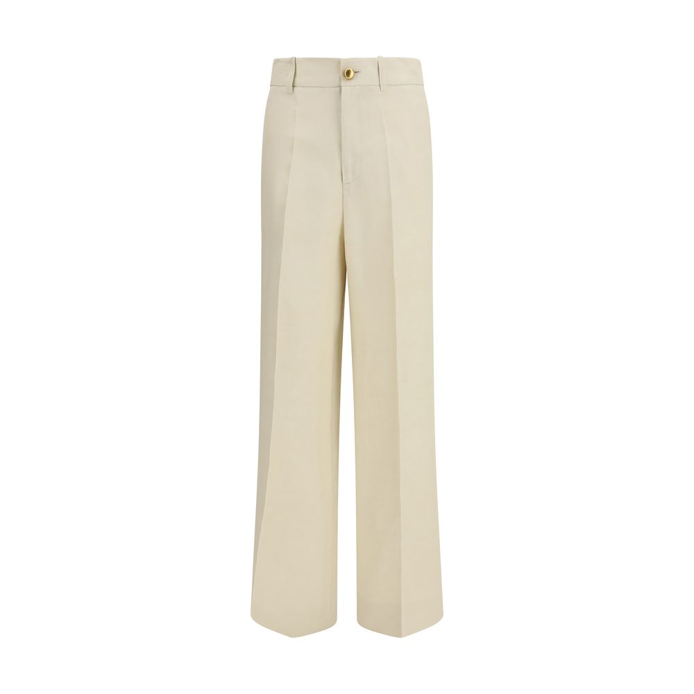P.A.R.O.S.H. Beige Viscose Casual Pants - Luxe Nova