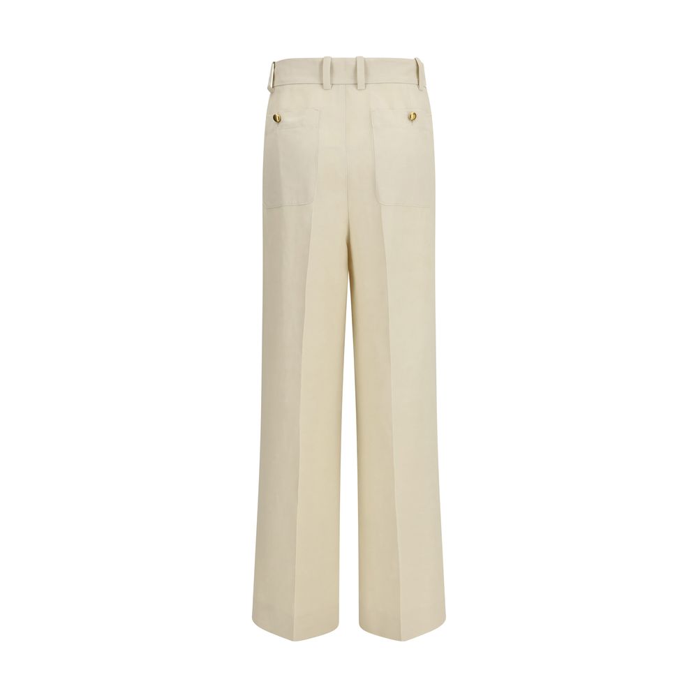 P.A.R.O.S.H. Beige Viscose Casual Pants - Luxe Nova