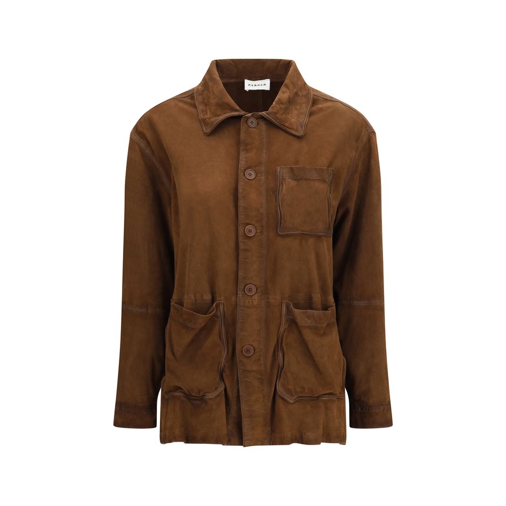 P.A.R.O.S.H. Brown Goatskin Coat - Luxe Nova