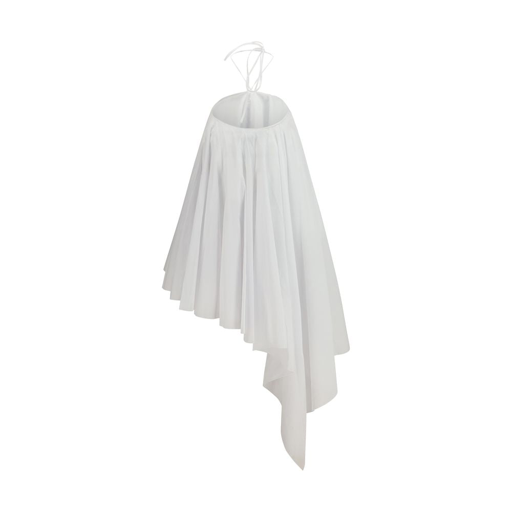 Jacquemus White Cotton Casual Dress - Luxe Nova