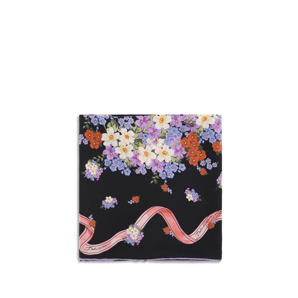 Dolce & Gabbana Multicolor Silk Scarf - Luxe Nova