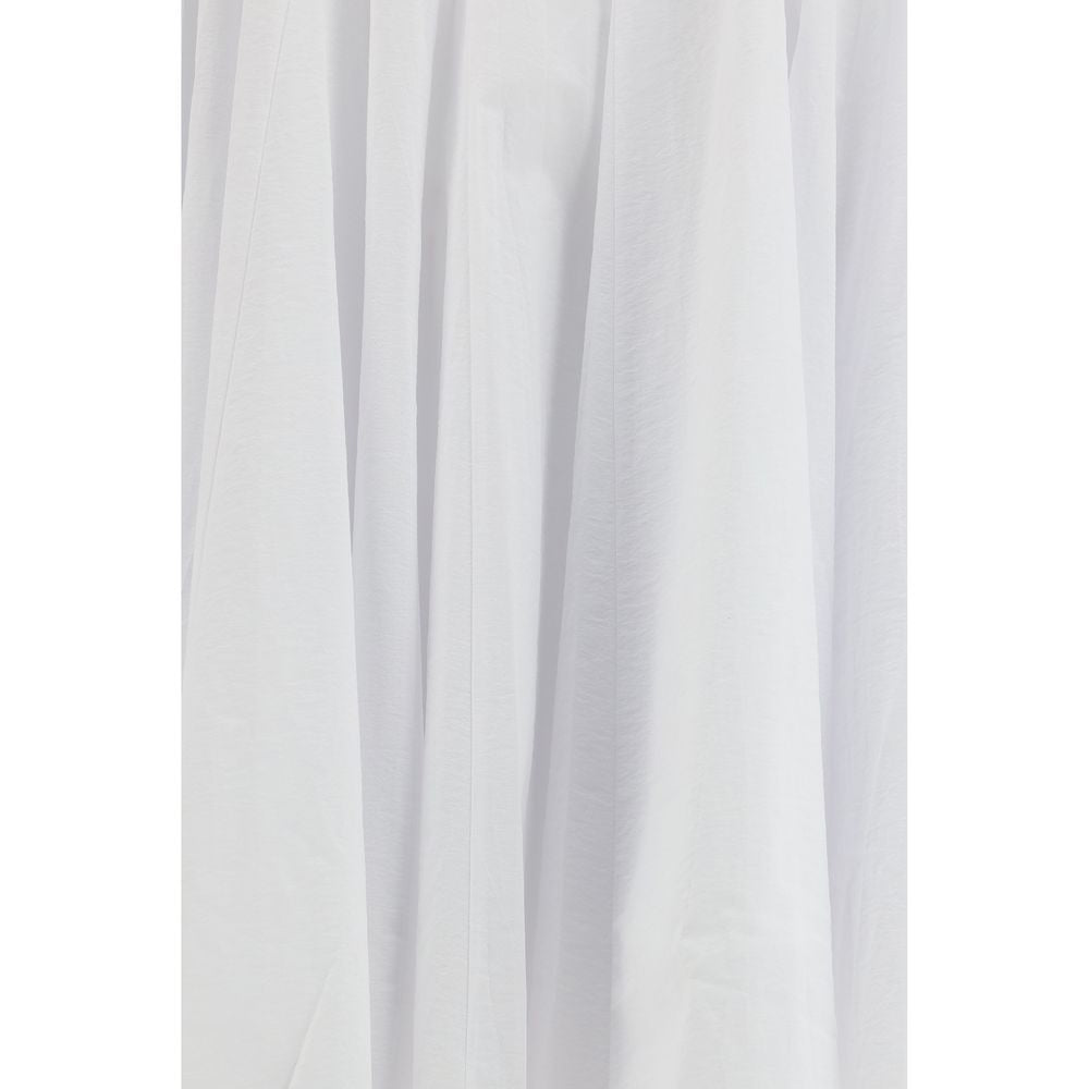 Jacquemus White Cotton Casual Dress - Luxe Nova