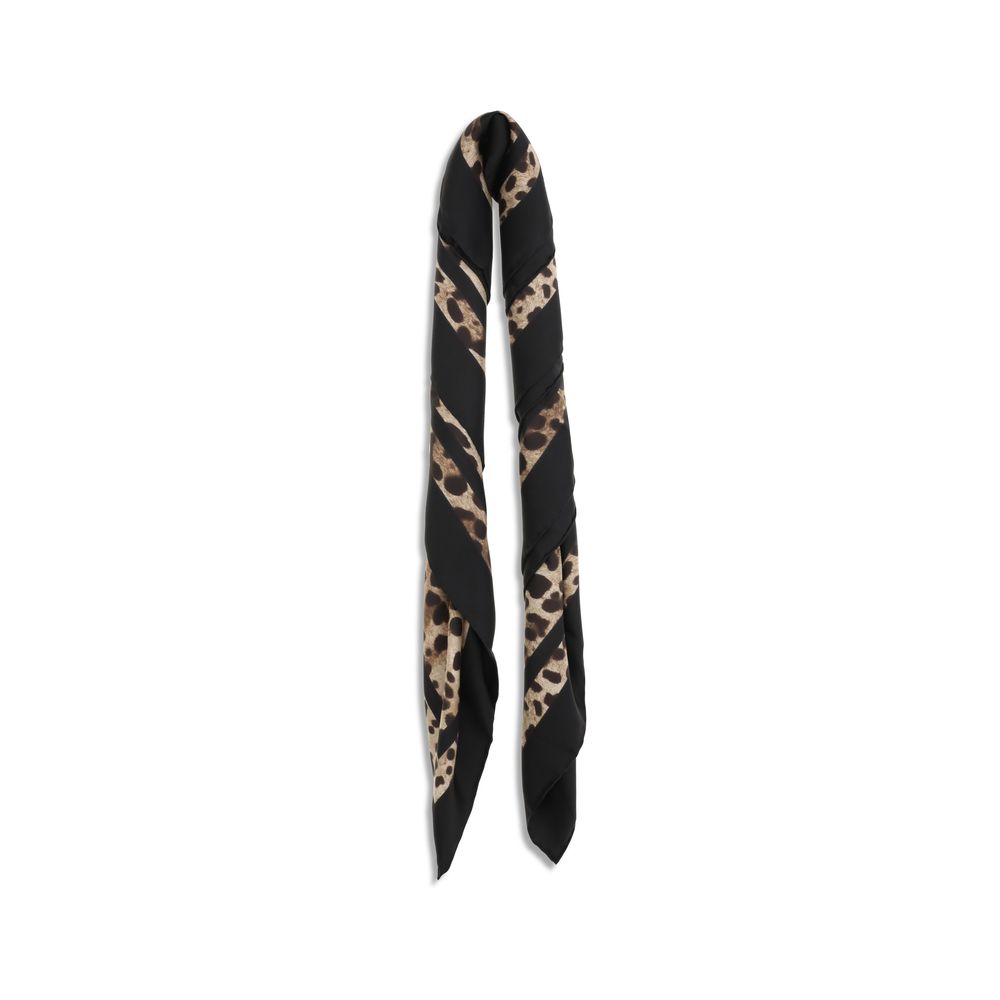 Dolce & Gabbana Multicolor Silk Scarf - Luxe Nova