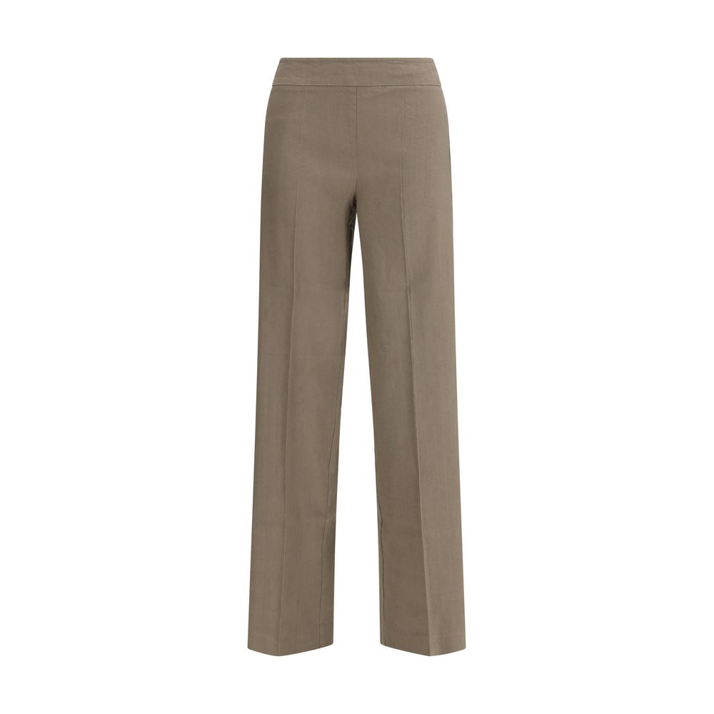 Avenue Montaigne Beige Linen Casual Pants - Luxe Nova