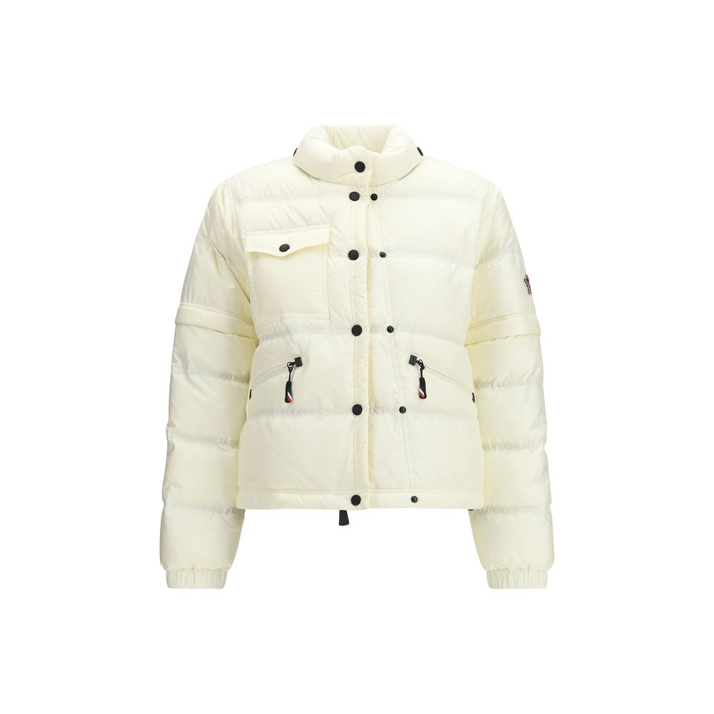 Moncler Grenoble Beige Polyamide Coat - Luxe Nova