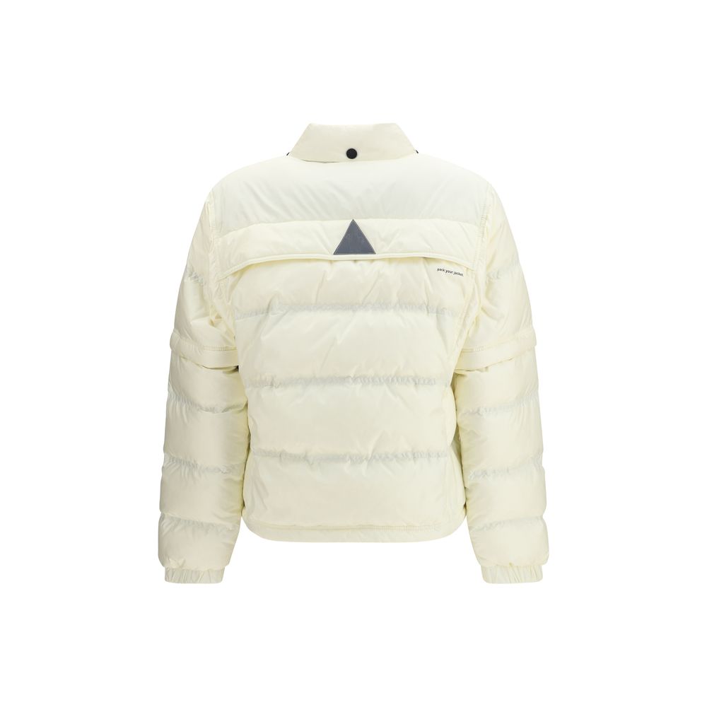 Moncler Grenoble Beige Polyamide Coat - Luxe Nova