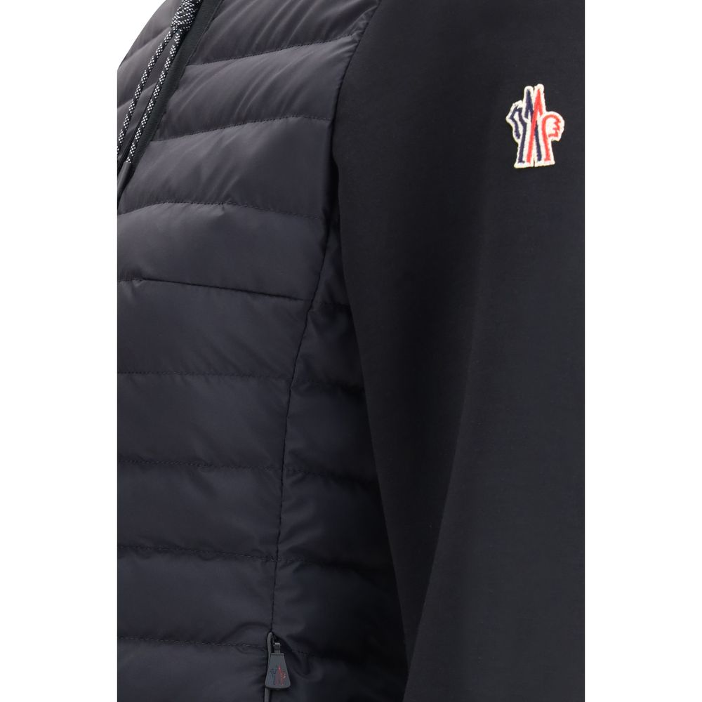 Moncler Grenoble Black Polyamide Full-Length Jacket - Luxe Nova