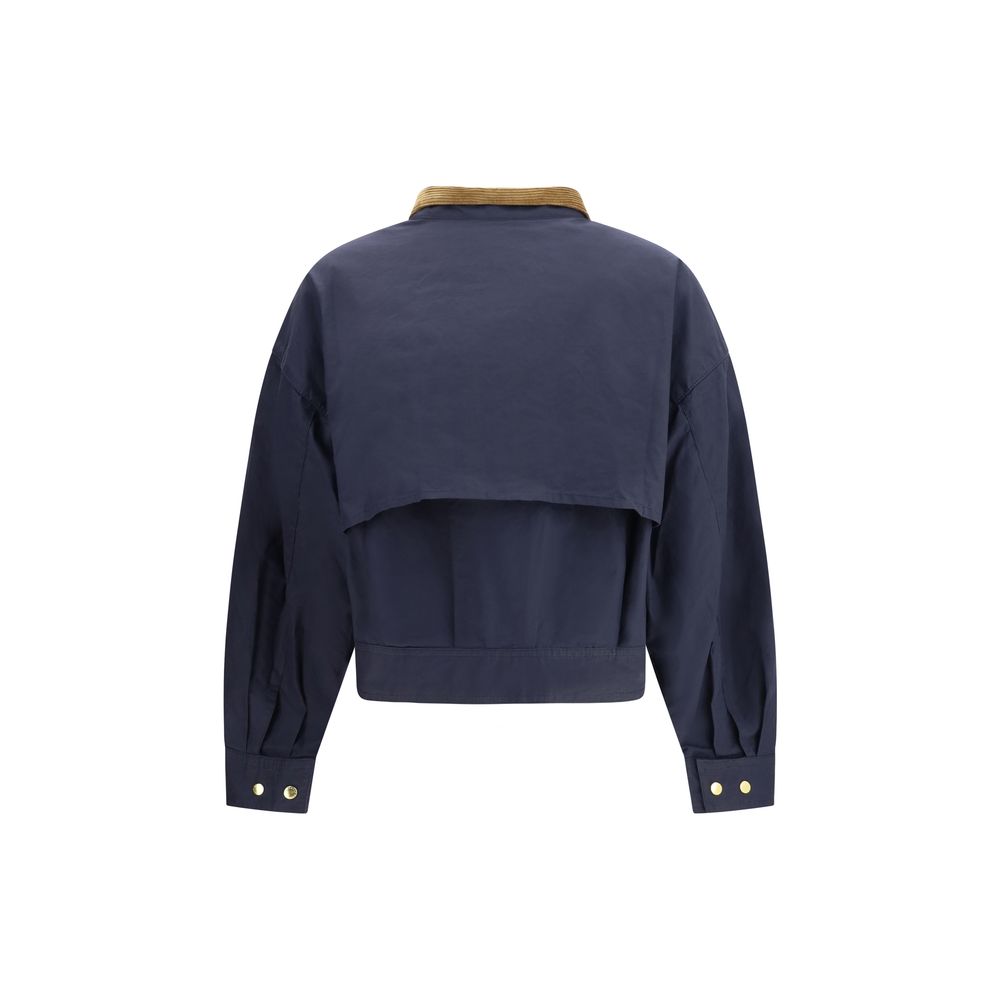 Barbour Blue Cotton Shell Jacket - Luxe Nova