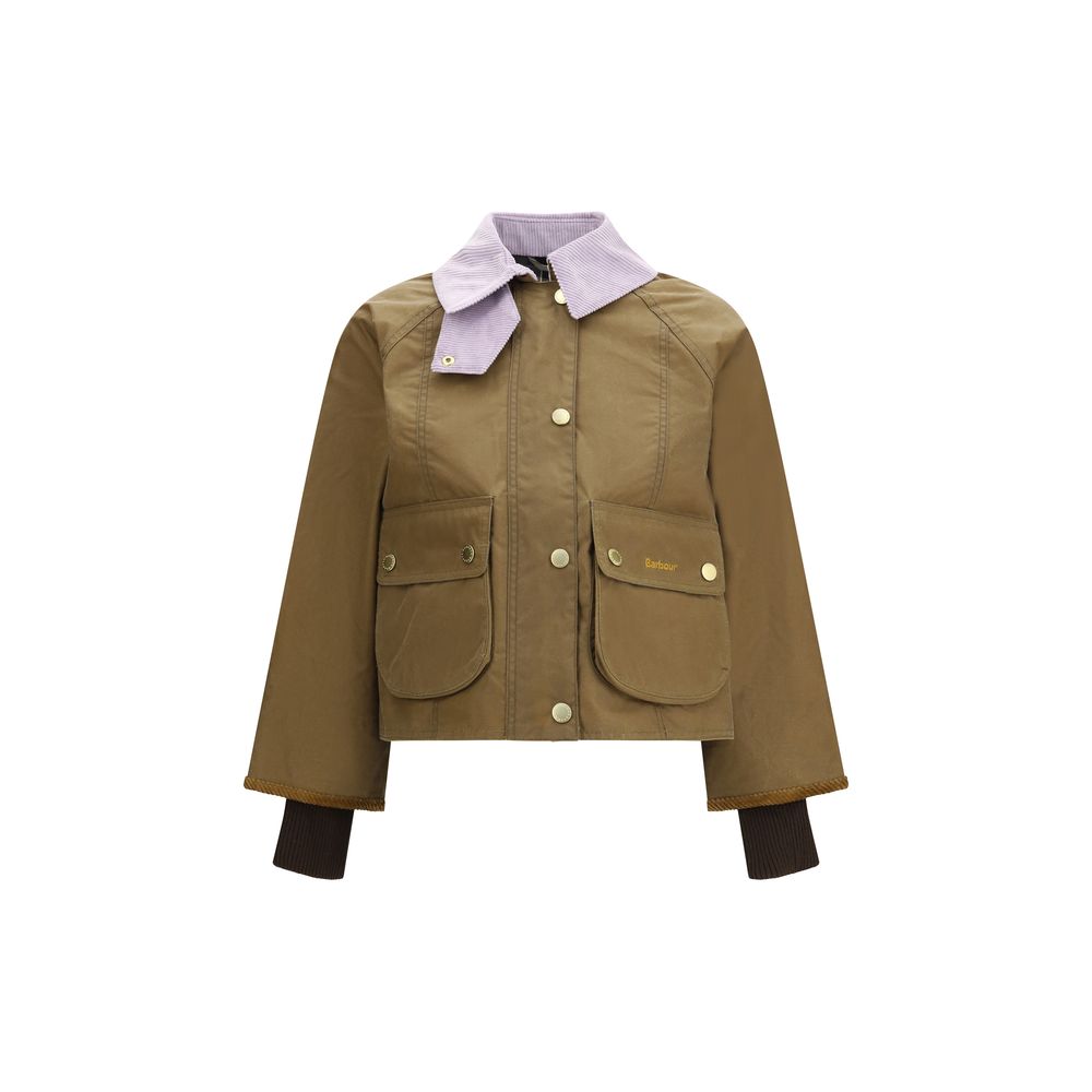Barbour Beige Cotton Shell Jacket - Luxe Nova