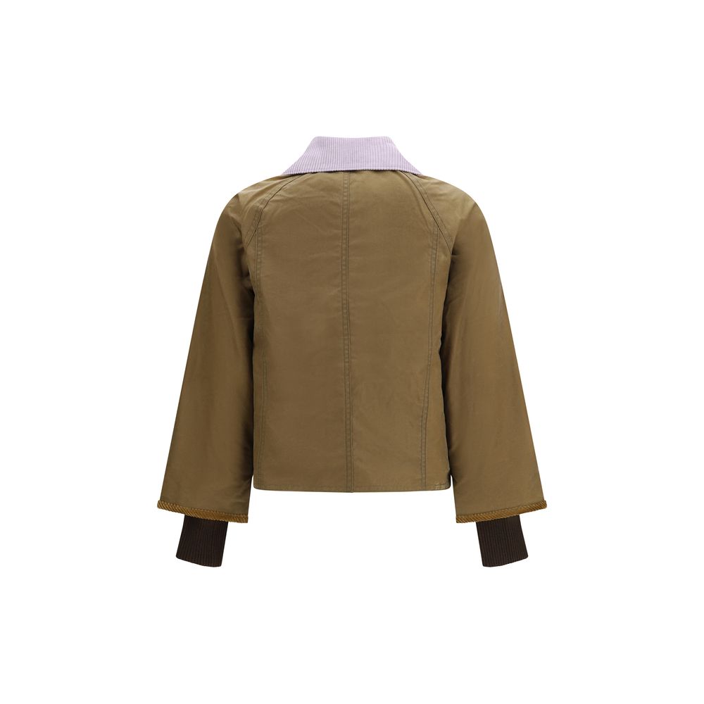 Barbour Beige Cotton Shell Jacket - Luxe Nova