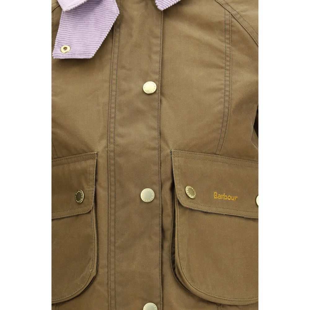 Barbour Beige Cotton Shell Jacket - Luxe Nova
