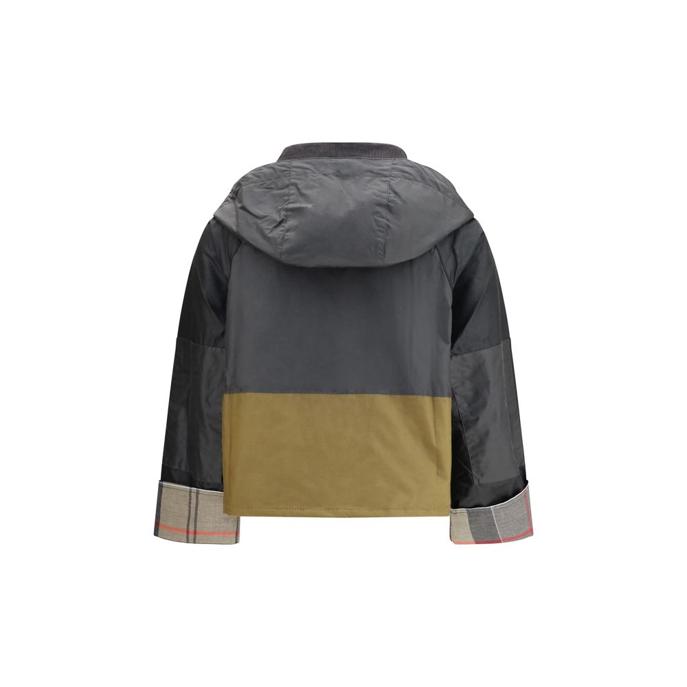 Barbour Black Cotton Full-Length Jacket - Luxe Nova