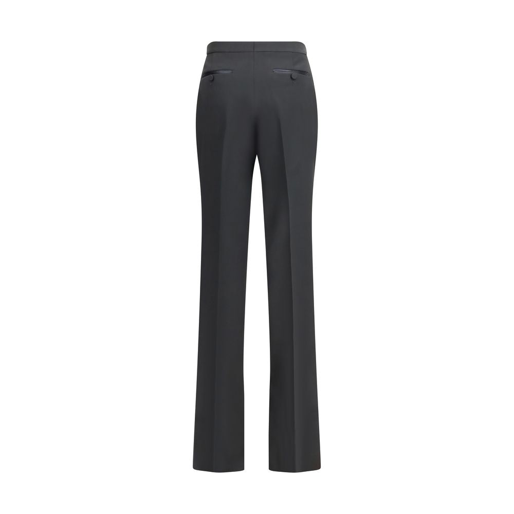 Tom Ford Black Fleece Wool Dress Pants - Luxe Nova