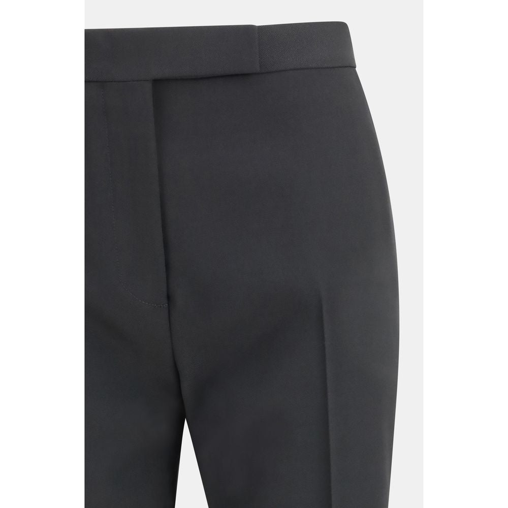 Tom Ford Black Fleece Wool Dress Pants - Luxe Nova