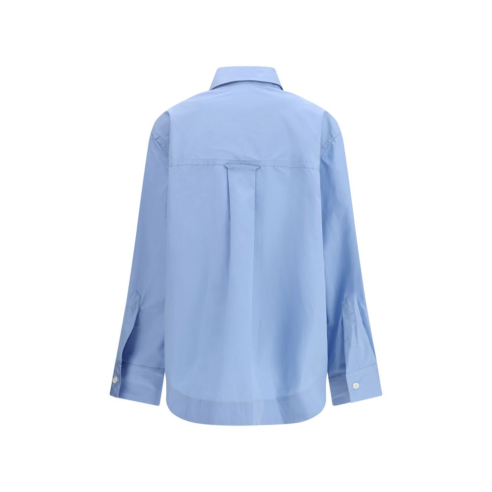 Ami Paris Blue Cotton Dress Shirt - Luxe Nova