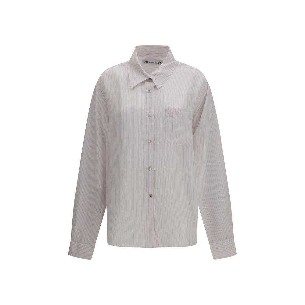 Our Legacy White Copper Dress Shirt - Luxe Nova