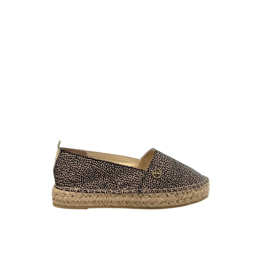 Borbonese Beige Textile Women Platform Sandal - Luxe Nova
