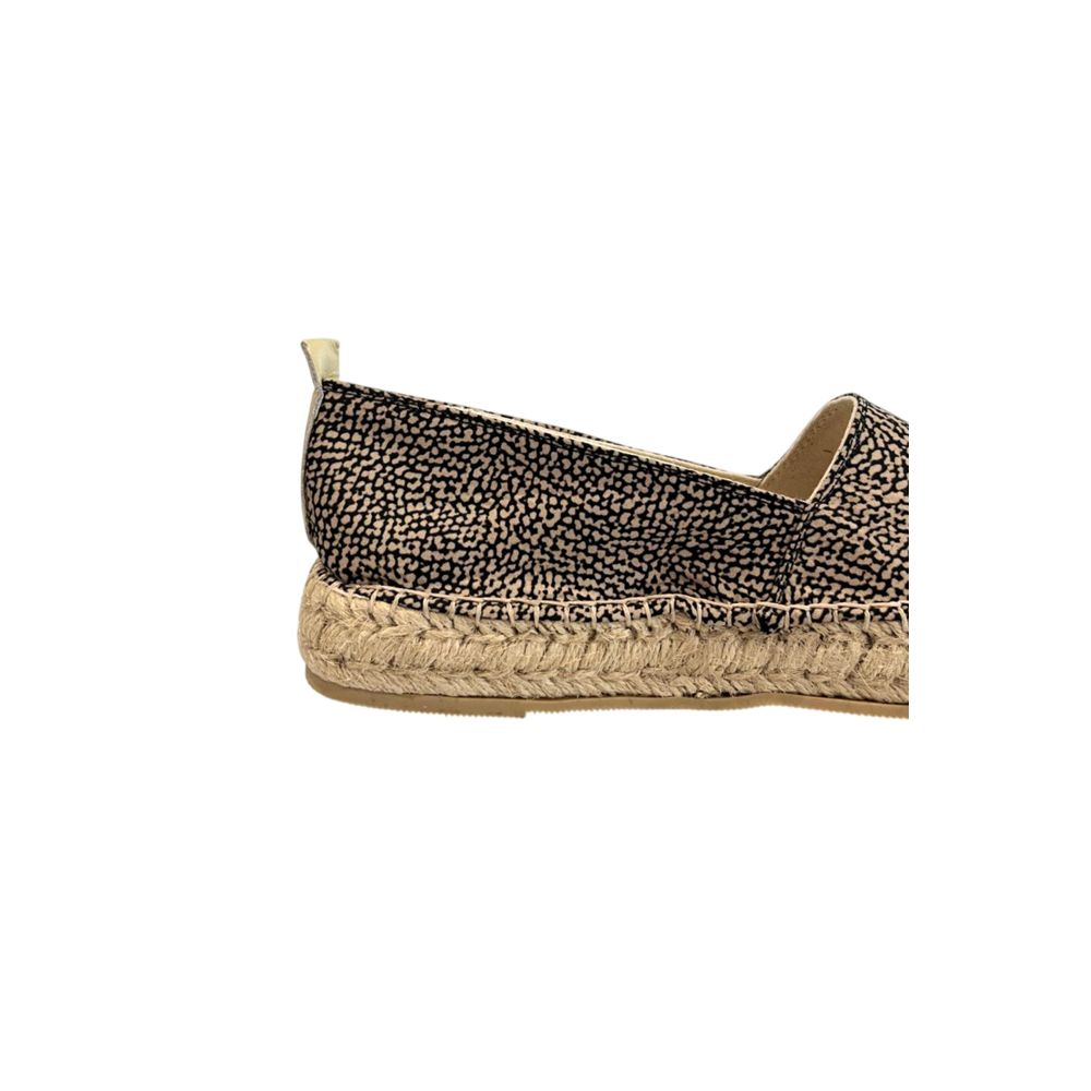 Borbonese Beige Textile Women Platform Sandal - Luxe Nova
