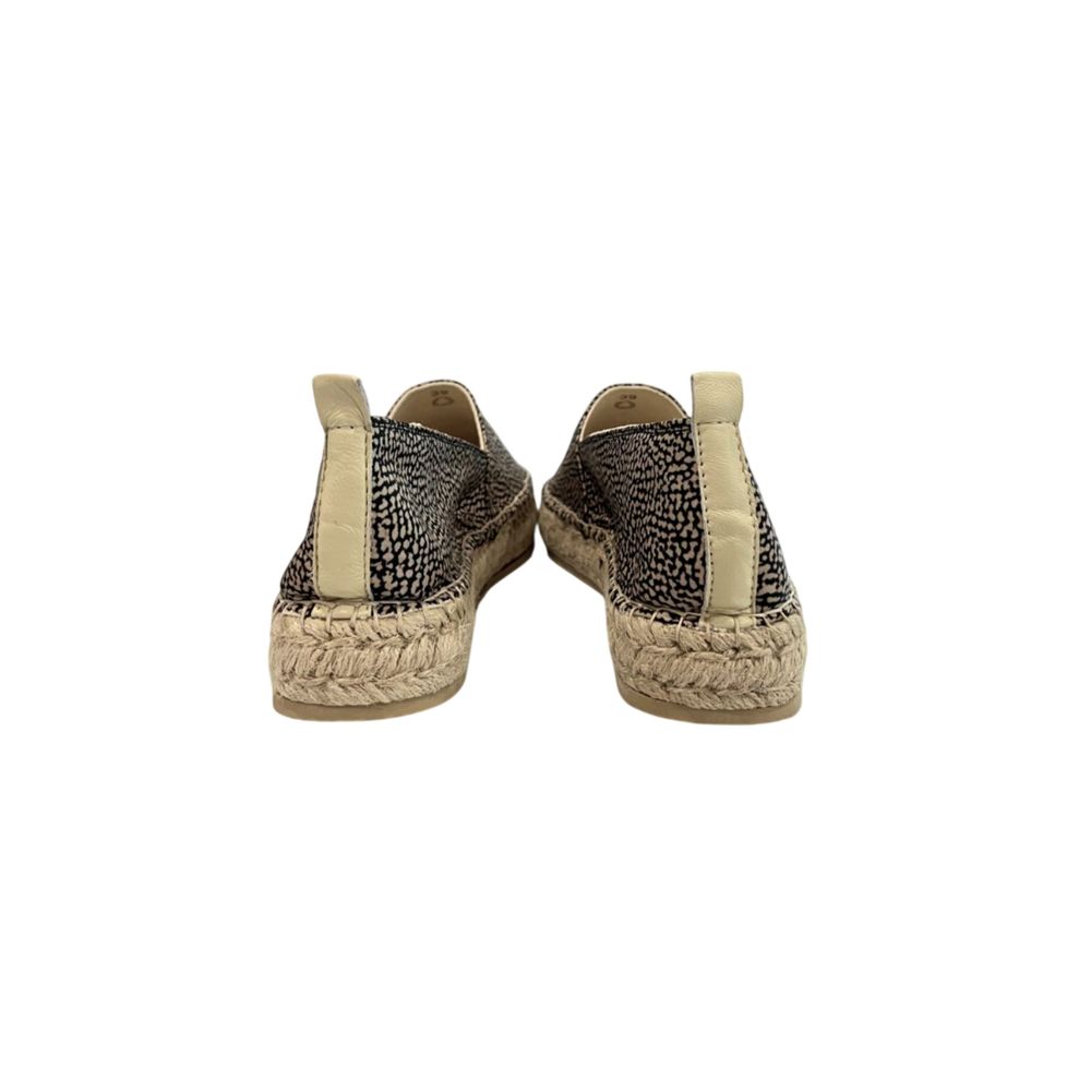 Borbonese Beige Textile Women Platform Sandal - Luxe Nova