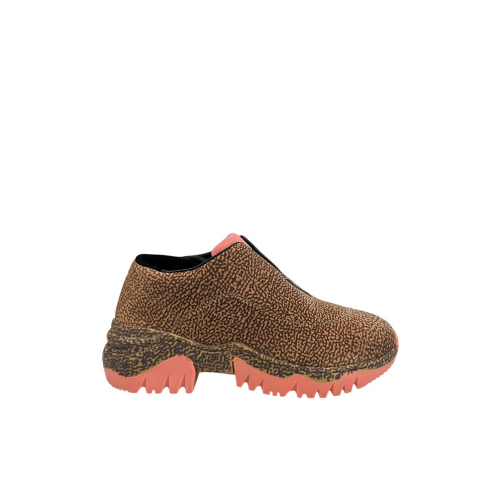 Borbonese Beige Genuine Leather Sneaker - Luxe Nova