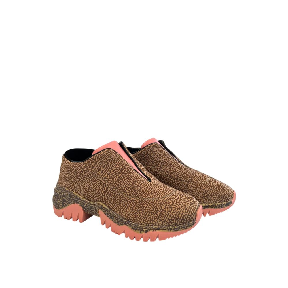 Borbonese Beige Genuine Leather Sneaker - Luxe Nova