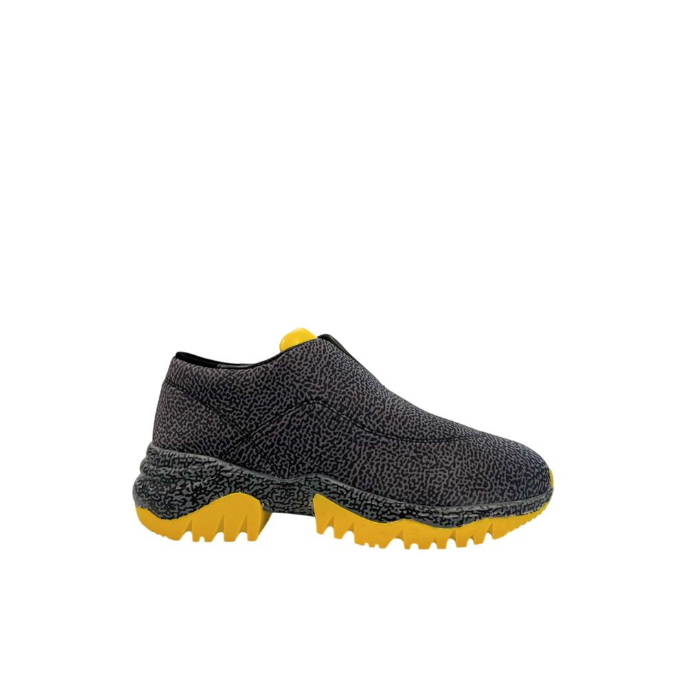 Borbonese Black Genuine Leather Sneaker - Luxe Nova