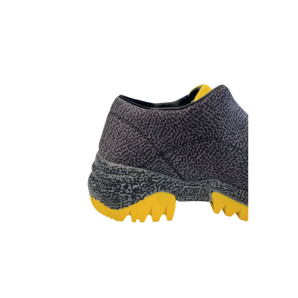 Borbonese Black Genuine Leather Sneaker - Luxe Nova