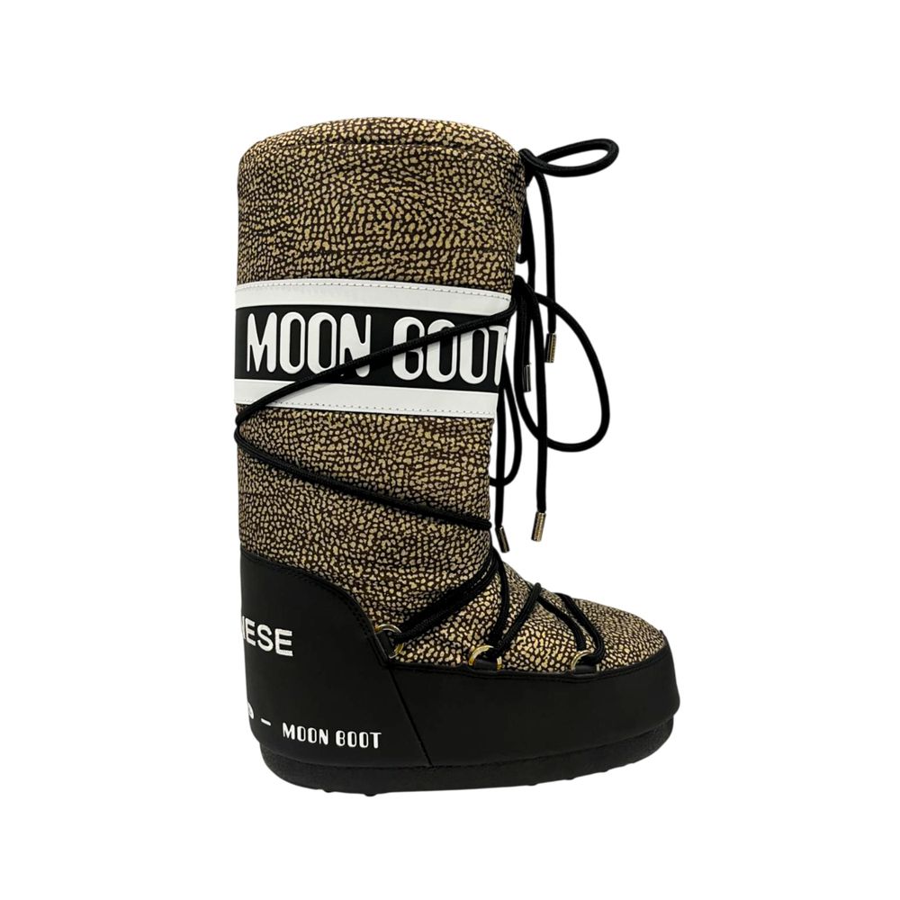 Borbonese Beige Textile Women Boot - Luxe Nova