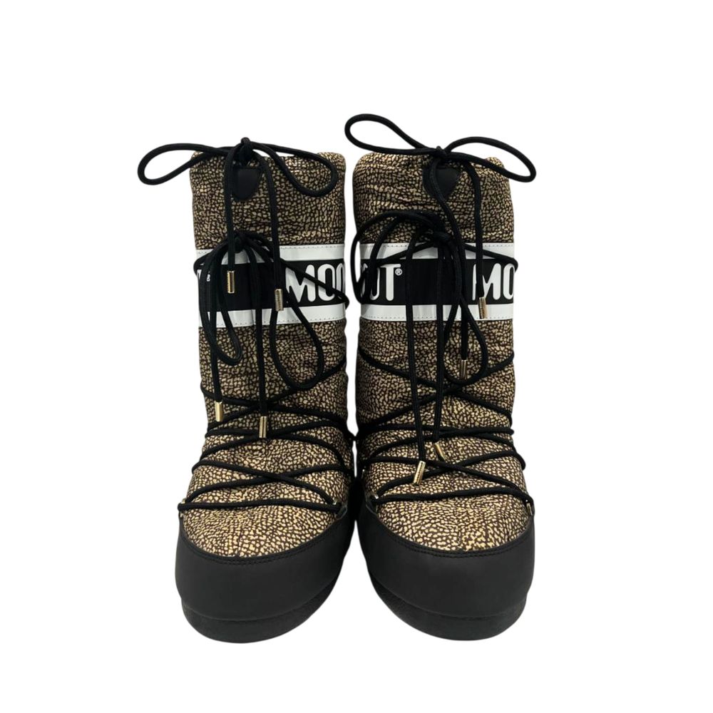 Borbonese Beige Textile Women Boot - Luxe Nova