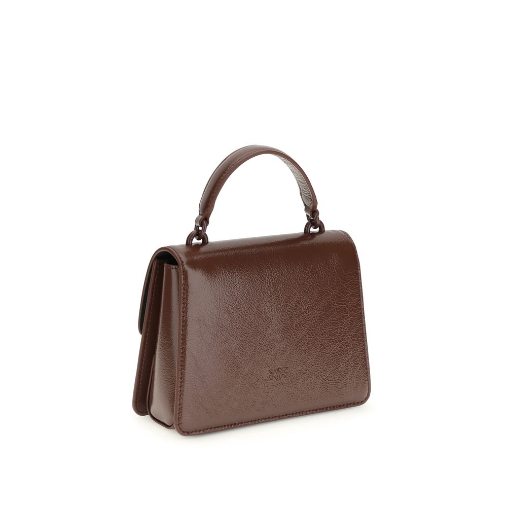 PINKO Brown Goatskin Handbag - Luxe Nova