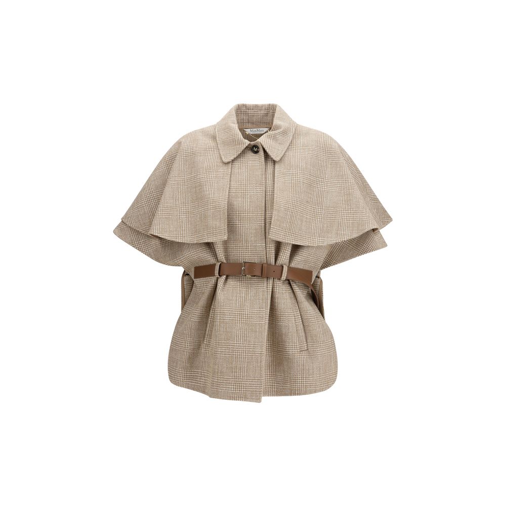 Max Mara Beige Cotton Coat - Luxe Nova