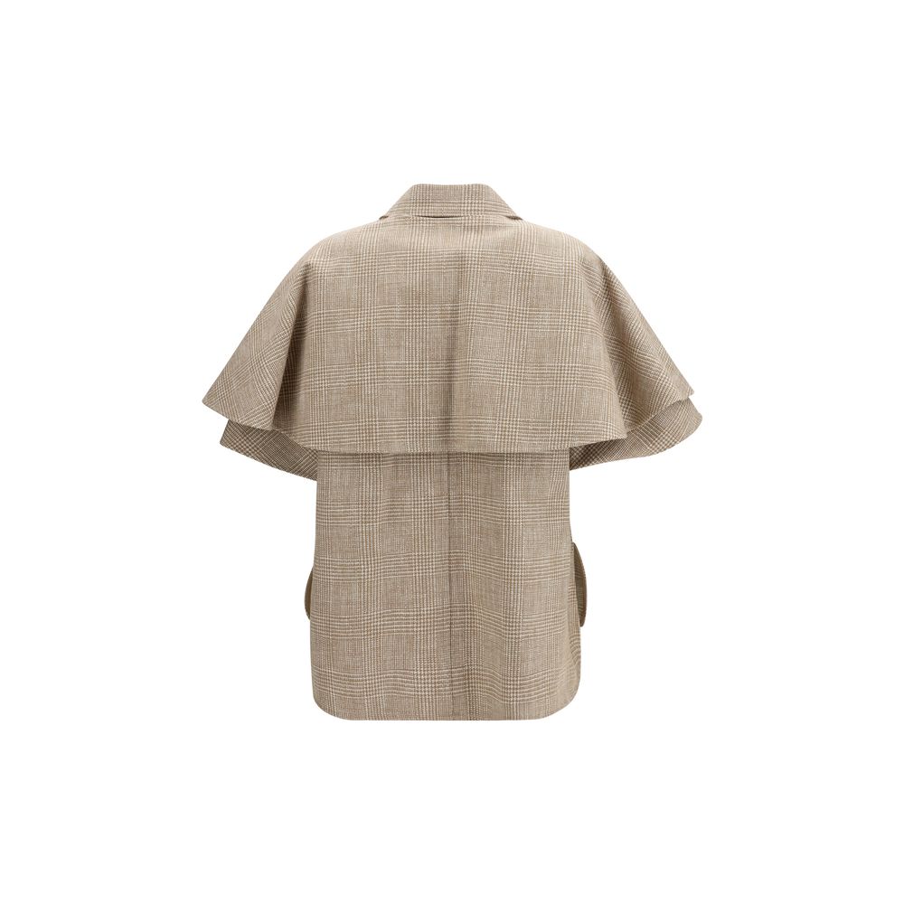 Max Mara Beige Cotton Coat - Luxe Nova