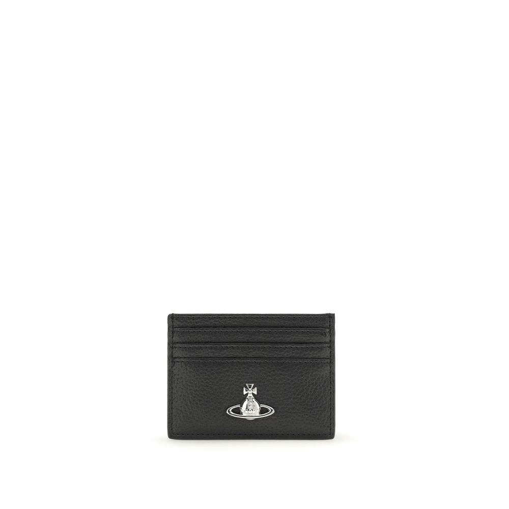 Vivienne Westwood Black Polyurethane Wallet - Luxe Nova