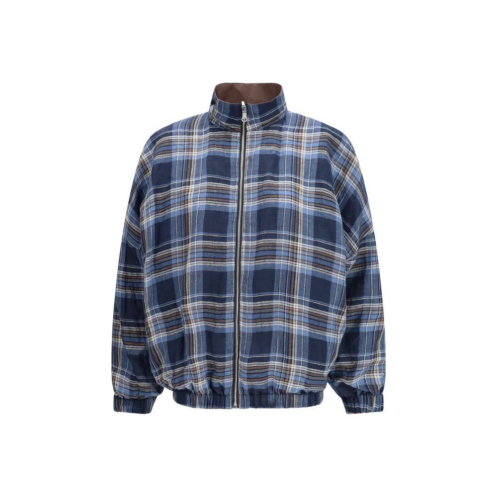 MARBELL Brown Polyamide Bomber - Luxe Nova