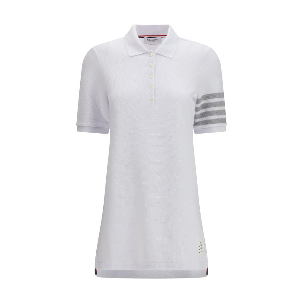 Thom Browne White Cotton Casual Dress - Luxe Nova