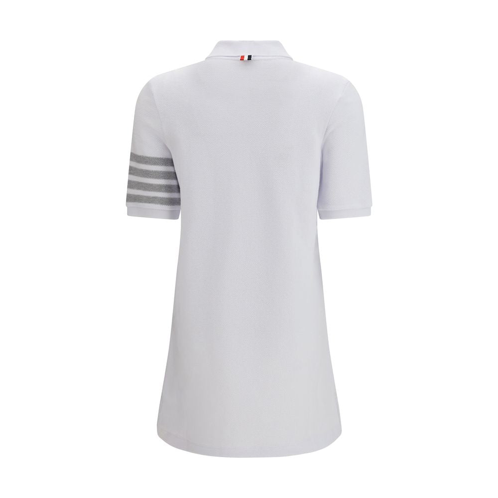 Thom Browne White Cotton Casual Dress - Luxe Nova