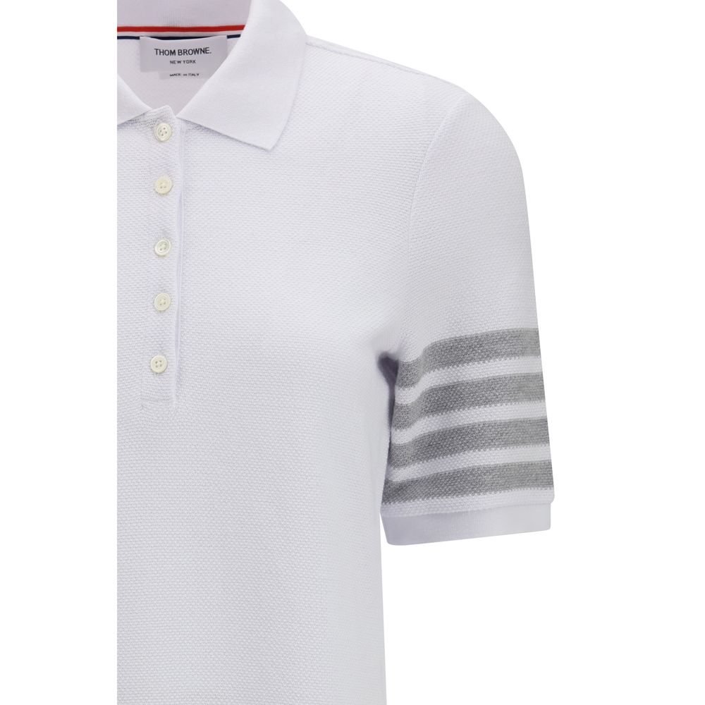 Thom Browne White Cotton Casual Dress - Luxe Nova