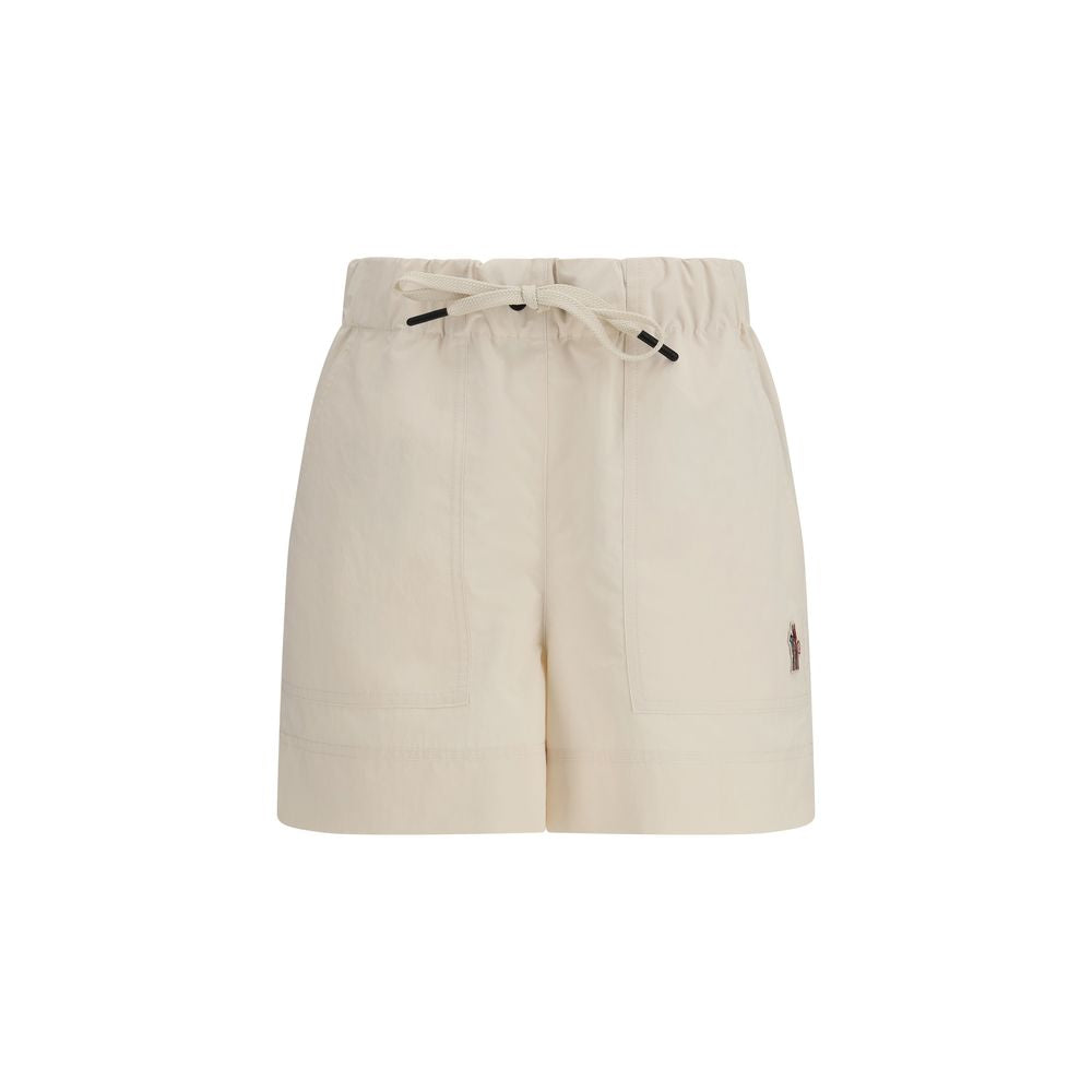 Moncler Grenoble Beige Polyester Bermuda Shorts - Luxe Nova