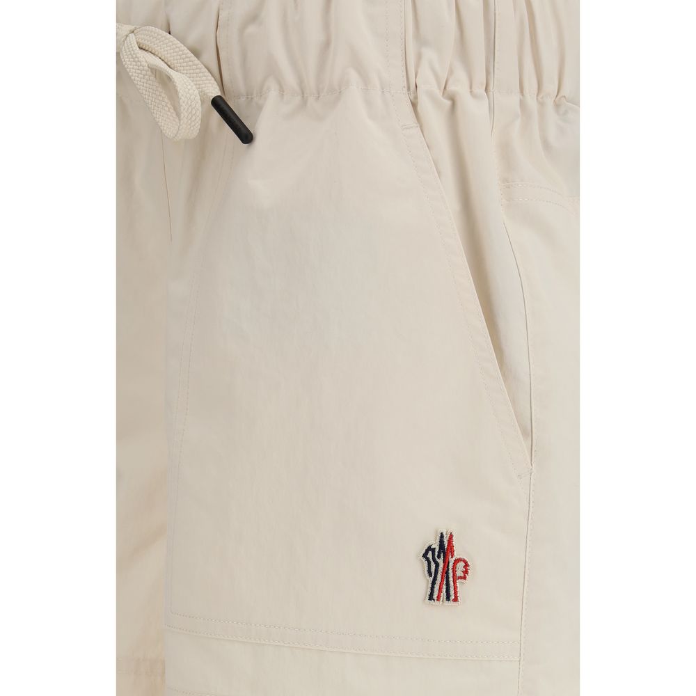 Moncler Grenoble Beige Polyester Bermuda Shorts - Luxe Nova