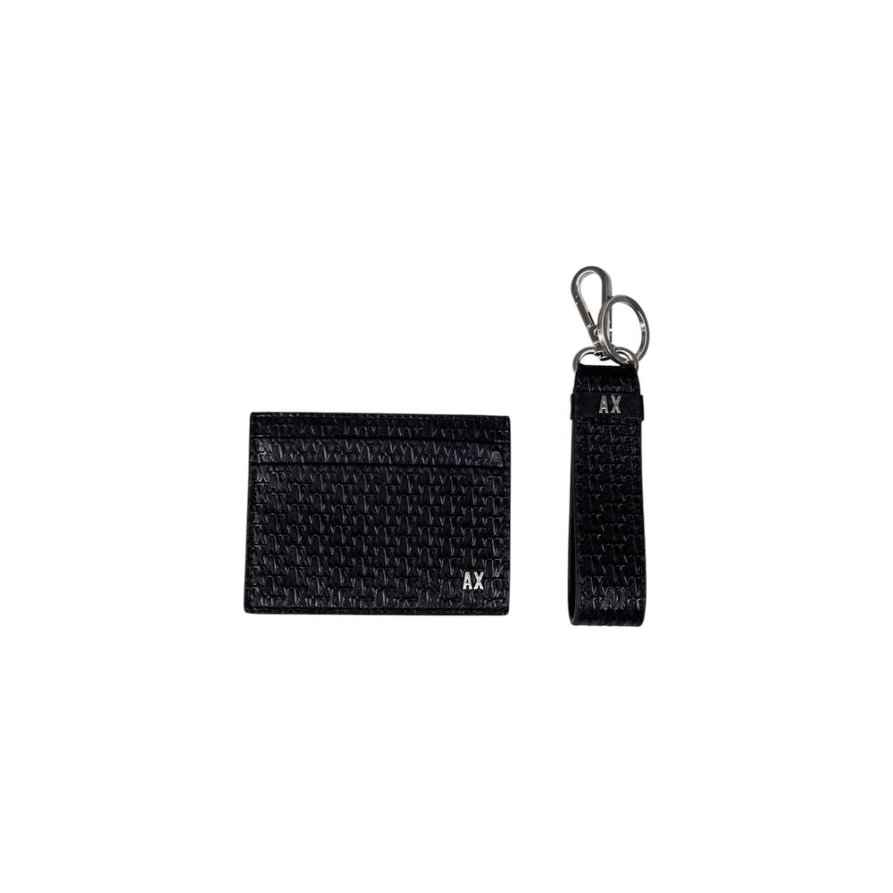 Armani Exchange Black Leather Wallet - Luxe Nova