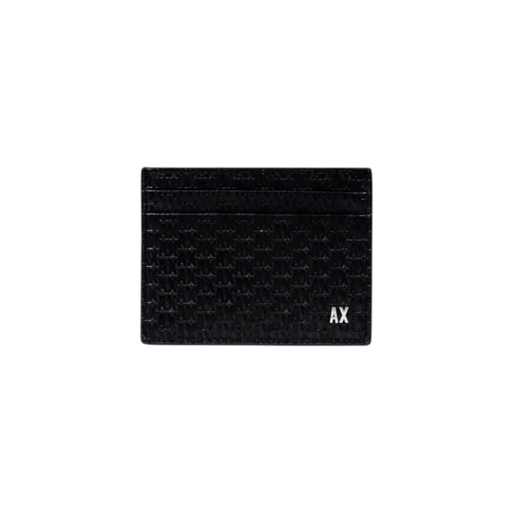 Armani Exchange Black Leather Wallet - Luxe Nova
